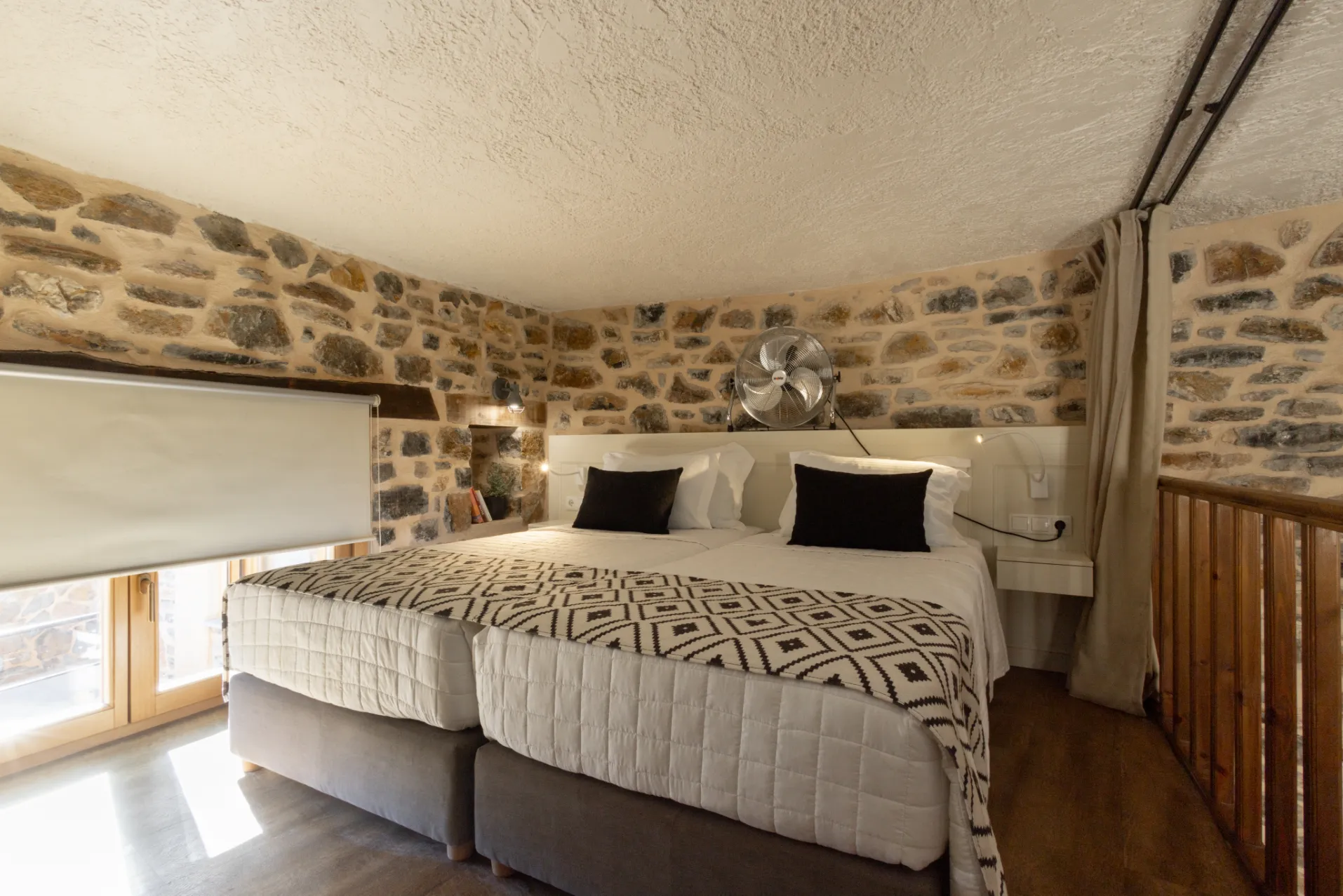 Bedroom interior in Palio Damnoni SEASIDE villa