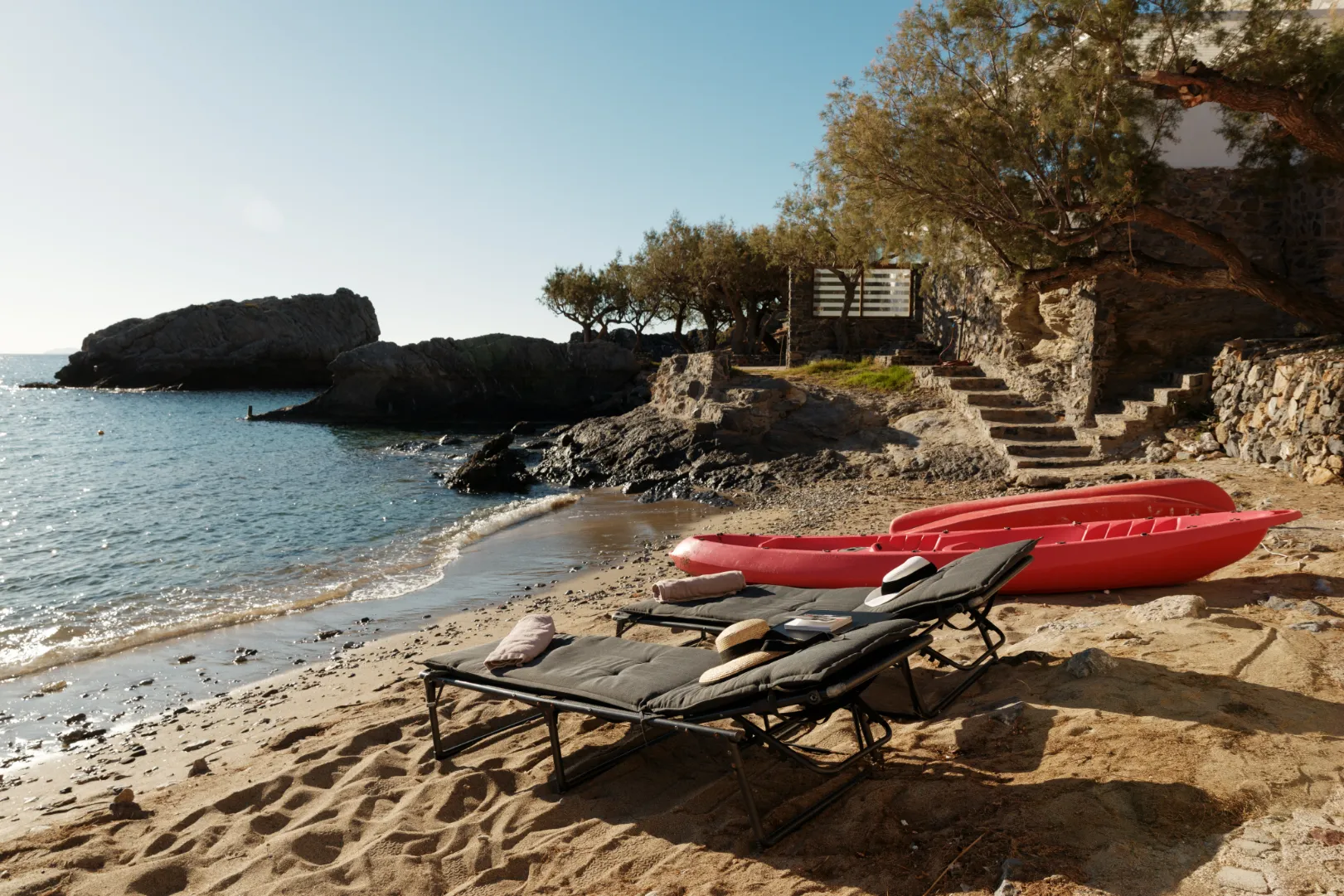 Family friendly beach in South Crete